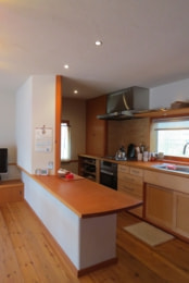 中村建築事務所の住まいの建築例 キッチン