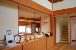 中村建築事務所の住まいの建築例 広いキッチン