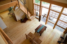 大泉の住宅 階段