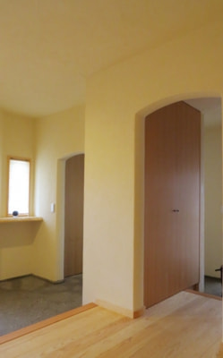 中村建築事務所の住まいの建築例 土間のある玄関