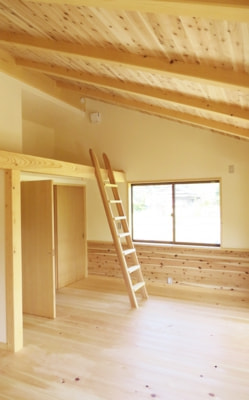 中村建築事務所の住まいの建築例 2階