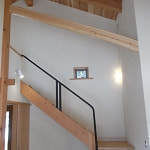 中村建築事務所の山荘建築例　階段